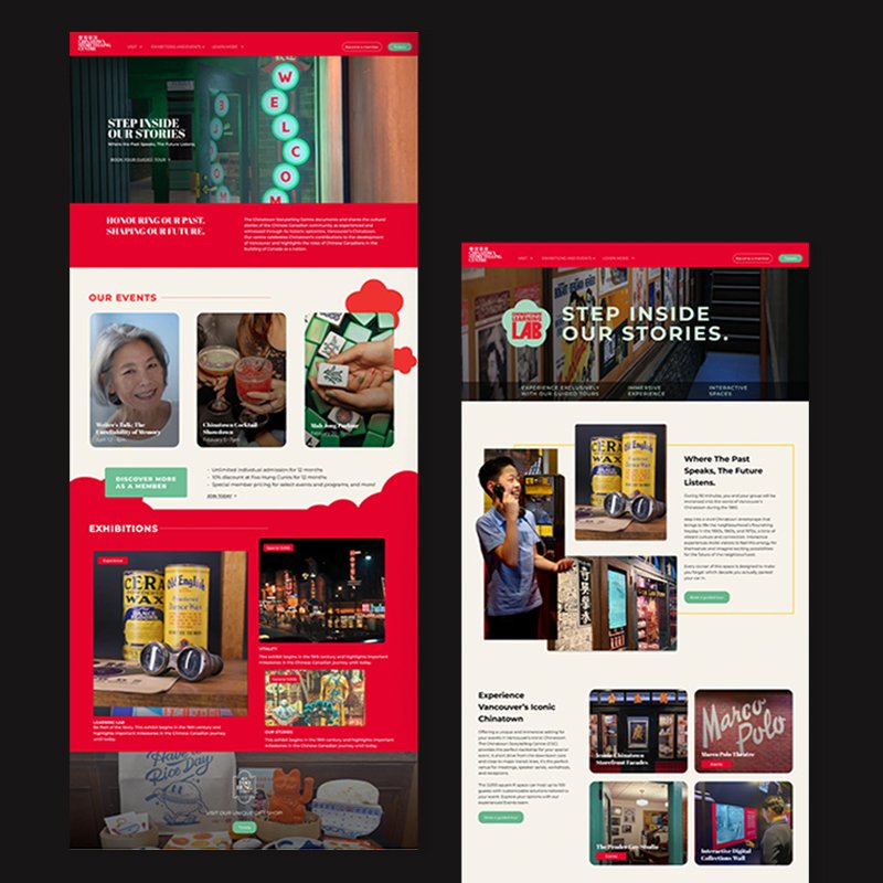 Chinatown Storytelling Center, Website